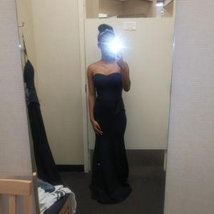Navy Blue Prom Dress